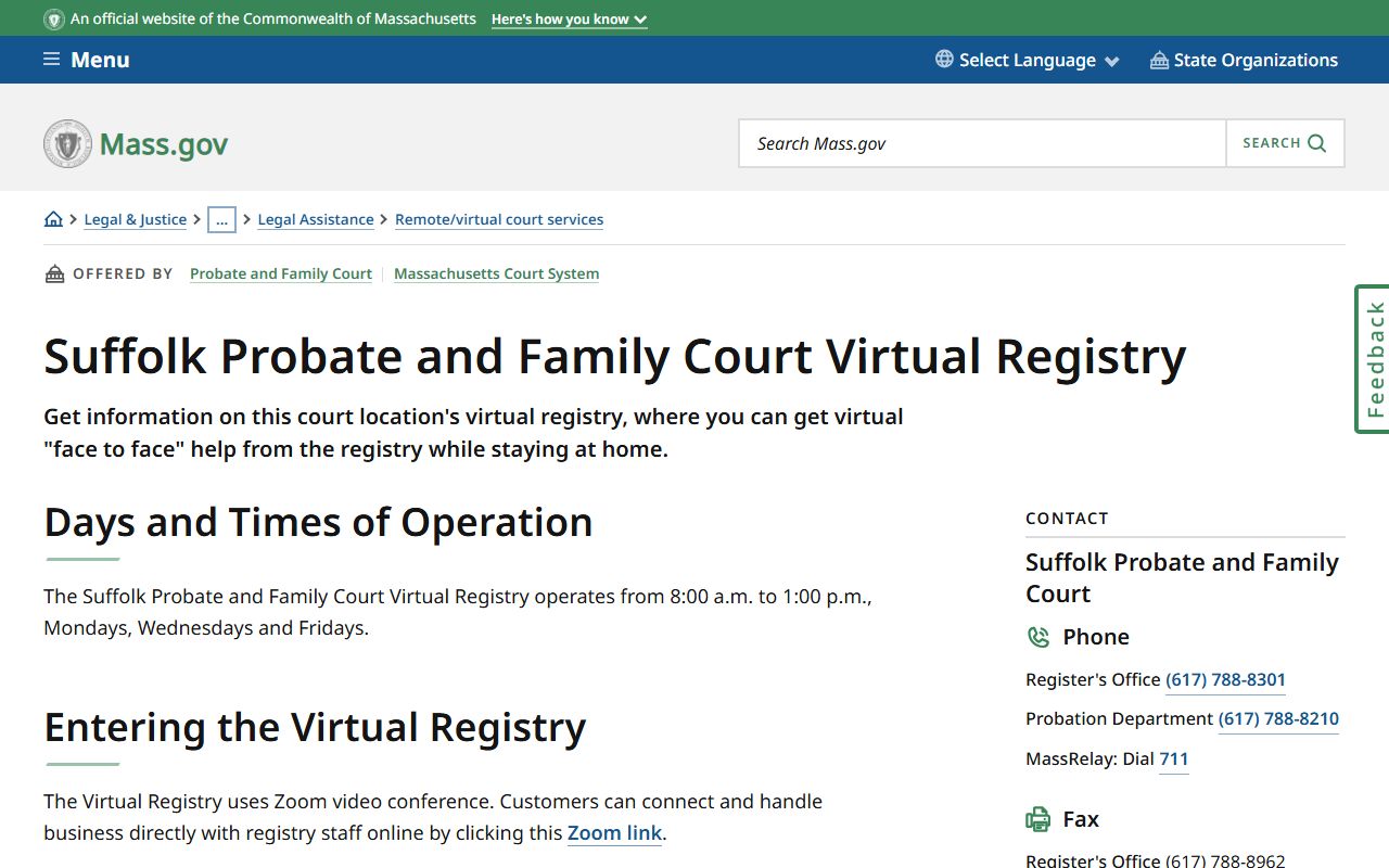 Suffolk County Virtual Registry for divorce records assistance